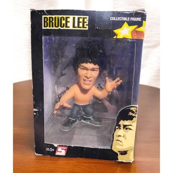 Limited Edition Bruce Lee Collectible Round 5 Vinyl Figure Official Merchandise - Picture 1 of 4